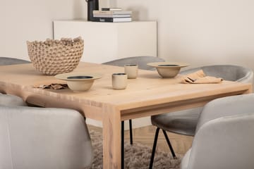 Slider Matgruppe Forlengningsbar 170 cm Rektangulær med 6 Berit stoler - Sort - Møbler - Bord - Spisegrupper