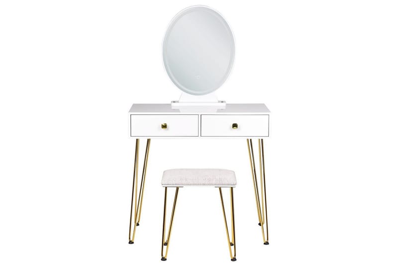 Sminkbord Caen - Møbler - Bord - Sminkebord & toalettbord - Sminkebord med speil