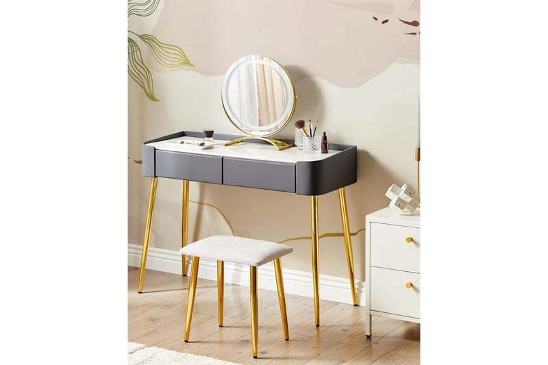 Sminkbord Surin - Møbler - Bord - Sminkebord & toalettbord - Sminkebord med speil