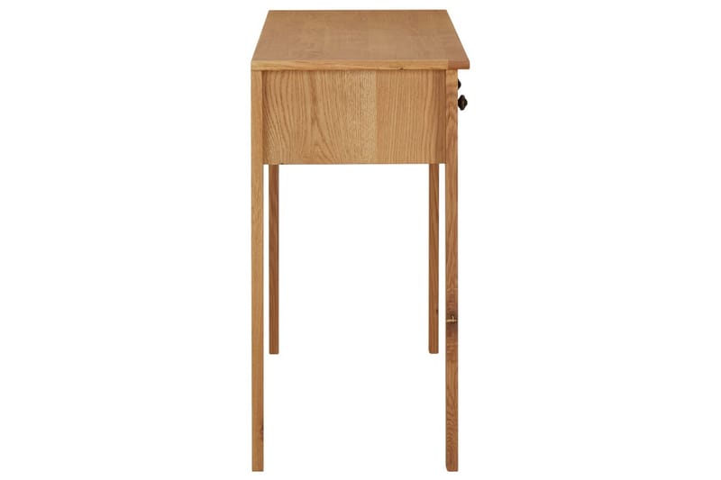 Sminkebord 110x40x75 cm heltre eik - Brun - Møbler - Bord - Sminkebord & toalettbord