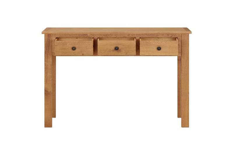 Sminkebord 110x40x75 cm heltre eik - Brun - Møbler - Bord - Sminkebord & toalettbord