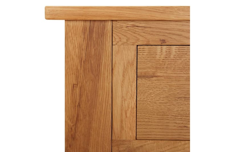 Sminkebord 110x40x75 cm heltre eik - Brun - Møbler - Bord - Sminkebord & toalettbord