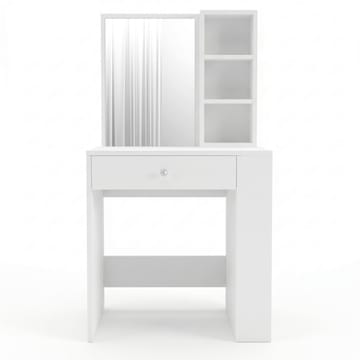 Sminkebord Hanah Home Monroeve (69,4 x 135 x 40 cm) Hvit - Hvit - Møbler - Bord - Sminkebord & toalettbord