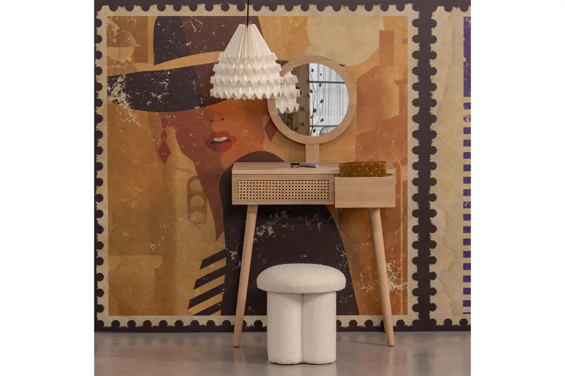 Sminkebord Soof - Møbler - Bord - Sminkebord & toalettbord - Sminkebord med speil