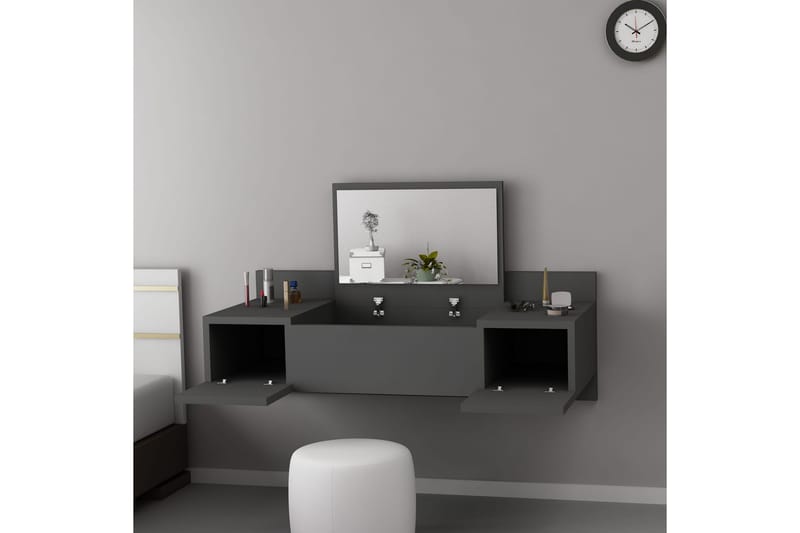 Andifli Dressing Sminkebord 100 cm - Antrasitt - Sminkebord & toalettbord - Sminkebord med speil