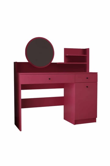 Fabrony sminkebord med speil 124 cm - Bringebær - Møbler - Bord - Sminkebord & toalettbord