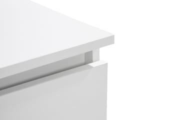 Hakebo Sminkebord med Belysning og Oppbevaring 94 cm - Hvit - Møbler - Bord - Sminkebord & toalettbord - Sminkebord med speil