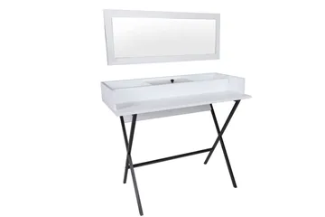 Lenila Dressing Sminkebord 100 cm - Hvit - Møbler - Bord - Sminkebord & toalettbord