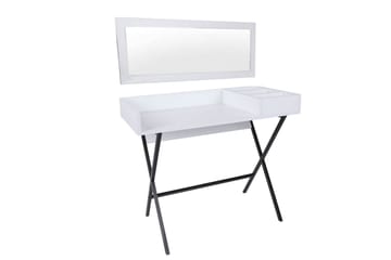 Levents Dressing Sminkebord 100 cm - Hvit / Svart - Møbler - Bord - Sminkebord & toalettbord