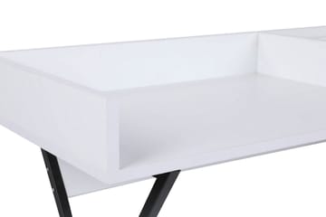 Levents Dressing Sminkebord 100 cm - Hvit / Svart - Møbler - Bord - Sminkebord & toalettbord