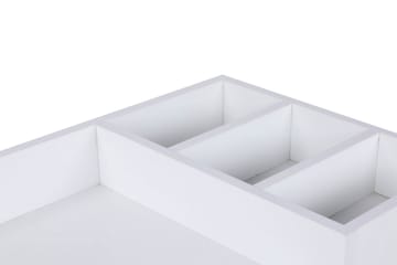 Levents Dressing Sminkebord 100 cm - Hvit / Svart - Møbler - Bord - Sminkebord & toalettbord