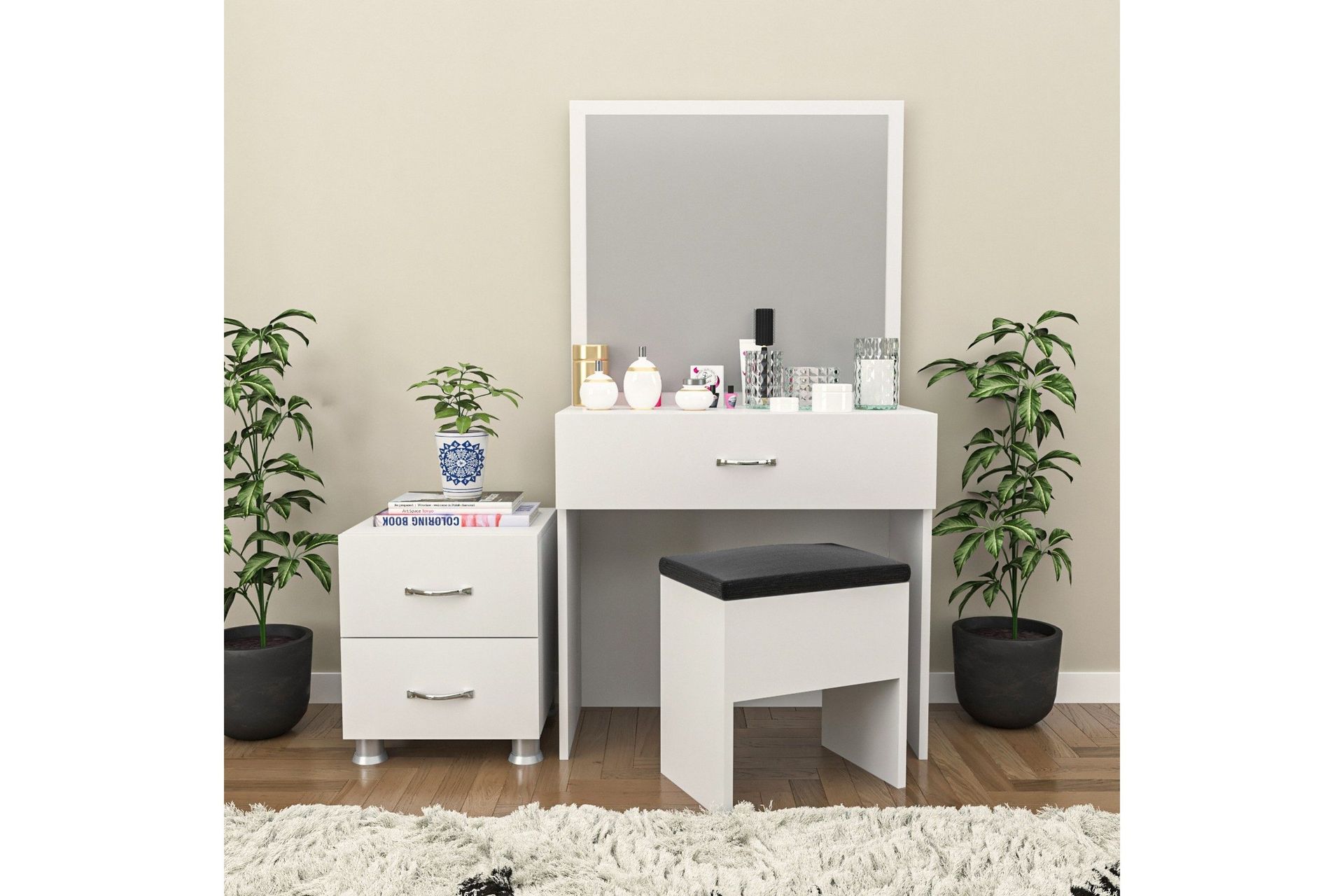 Make-up Table Hvit - Hvit