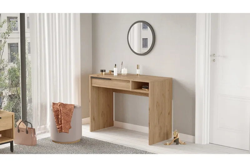 Naho Sminkebord 100 cm, Valnøtt