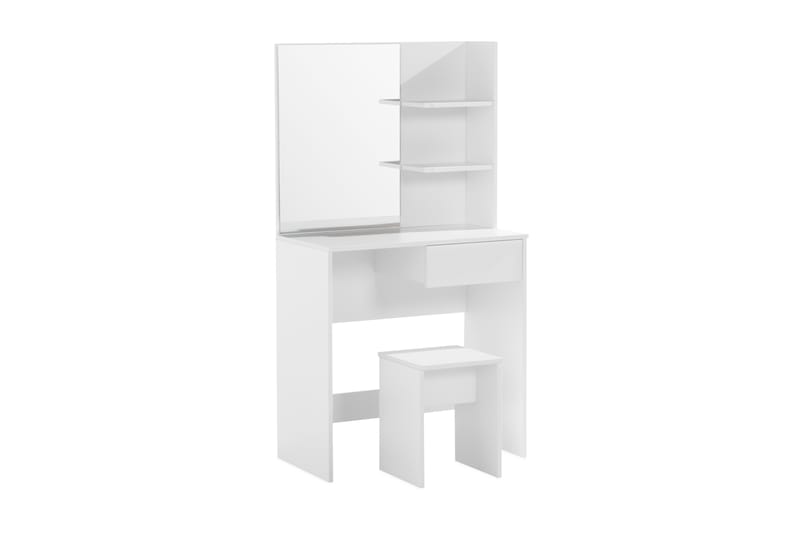 Orlunda Sminkebord 75 cm - Hvit - Møbler - Bord - Sminkebord & toalettbord - Sminkebord med speil