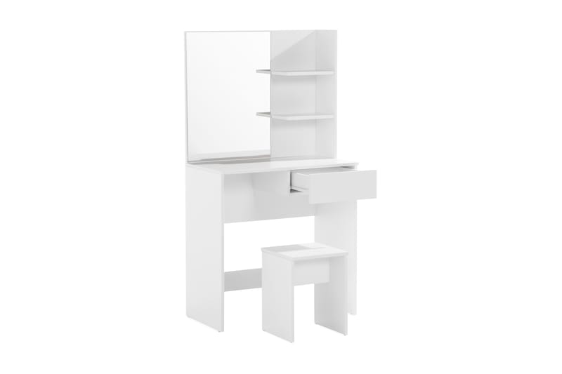Orlunda Sminkebord 75 cm - Hvit - Møbler - Bord - Sminkebord & toalettbord - Sminkebord med speil
