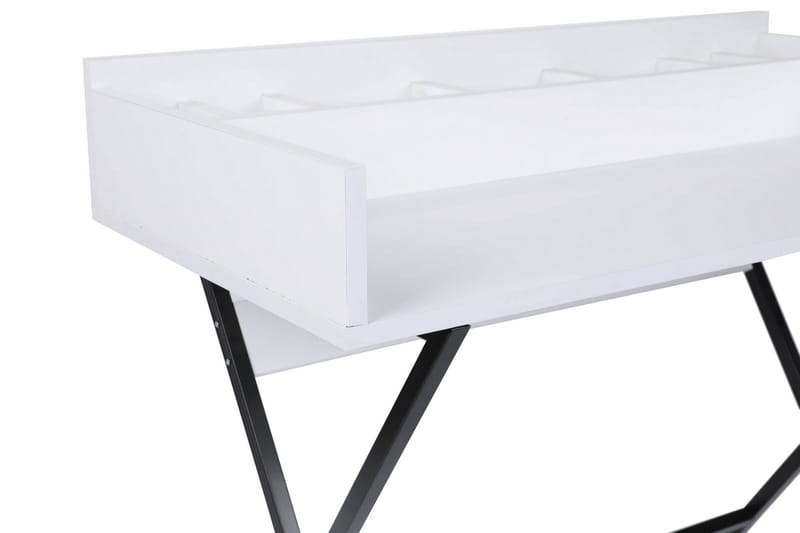 Pyke Sminkbord 100 cm - Hvit/Svart - Møbler - Bord - Sminkebord & toalettbord