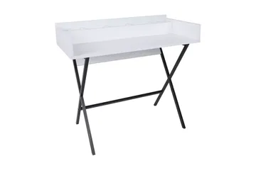 Pyke Sminkbord 100 cm - Hvit/Svart - Møbler - Bord - Sminkebord & toalettbord