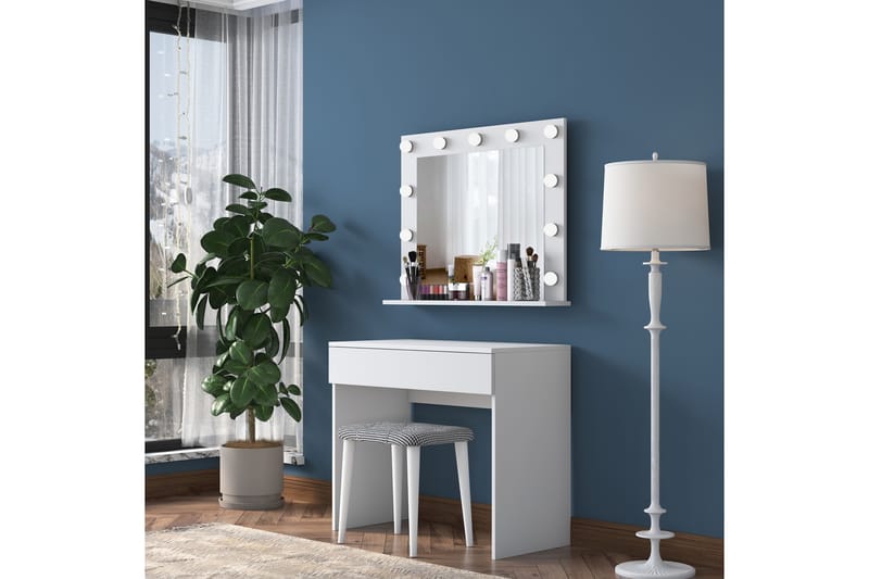 Rambiri Sminkebord 90 cm - Glass - Møbler - Bord - Sminkebord & toalettbord