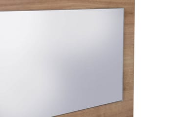 Sminkebord 100 cm - Natur / Svart - Møbler - Bord - Sminkebord & toalettbord - Sminkebord med speil