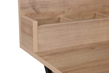 Sminkebord 100 cm - Natur / Svart - Møbler - Bord - Sminkebord & toalettbord - Sminkebord med speil