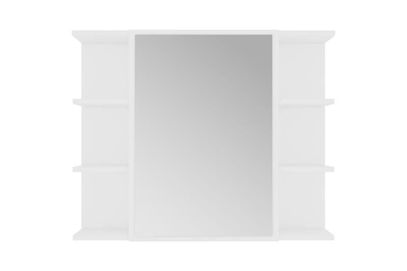 Speilskap til baderom hvit 80x20,5x64 cm sponplate - Hvit - Møbler - Bord - Sminkebord & toalettbord