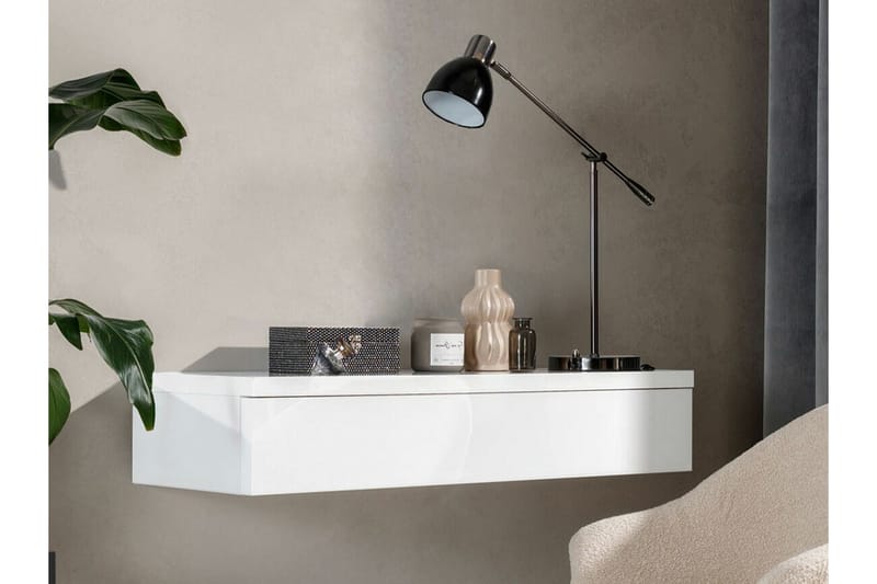 Staffin Sminkespeil 100x38 cm - Hvid - Møbler - Bord - Sminkebord & toalettbord