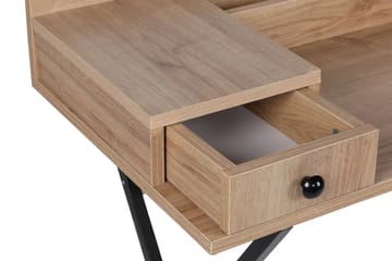 Stedum Dressing Sminkebord 100 cm - Natur / Svart - Møbler - Bord - Sminkebord & toalettbord