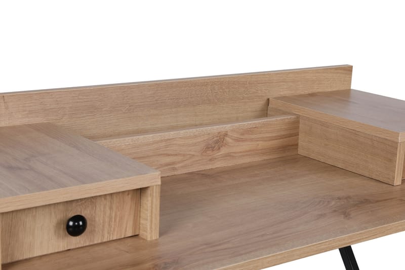 Stedum Dressing Sminkebord 100 cm - Natur / Svart - Møbler - Bord - Sminkebord & toalettbord