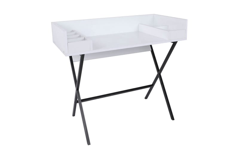 Timiza Sminkbord 100 cm - Hvit/Svart - Møbler - Bord - Sminkebord & toalettbord