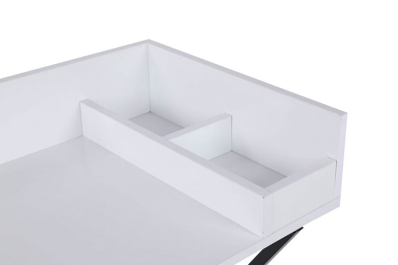 Timiza Sminkbord 100 cm - Hvit/Svart - Sminkebord & toalettbord