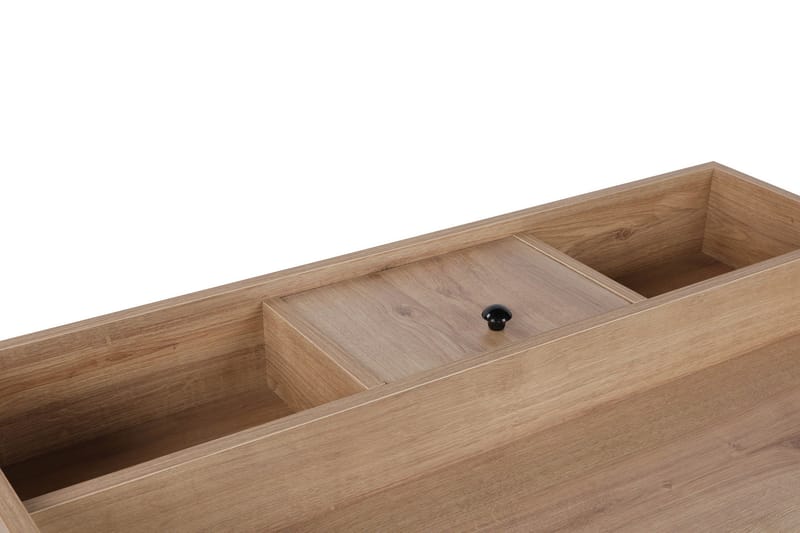 Weesolo Dressing Sminkebord 100 cm - Valnøtt / Svart - Møbler - Bord - Sminkebord & toalettbord - Sminkebord med speil