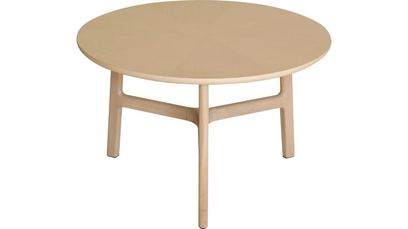 Sofabord Älvros 65 cm - Brunlakkert og hvitpigmentert eik - Møbler - Bord - Sofabord