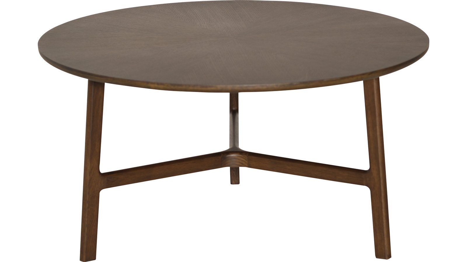 Sofabord Älvros 85 cm - Brunlakkert eik