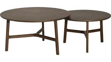 Sofabord Älvros 85 cm - Brunlakkert eik - Møbler - Bord - Sofabord