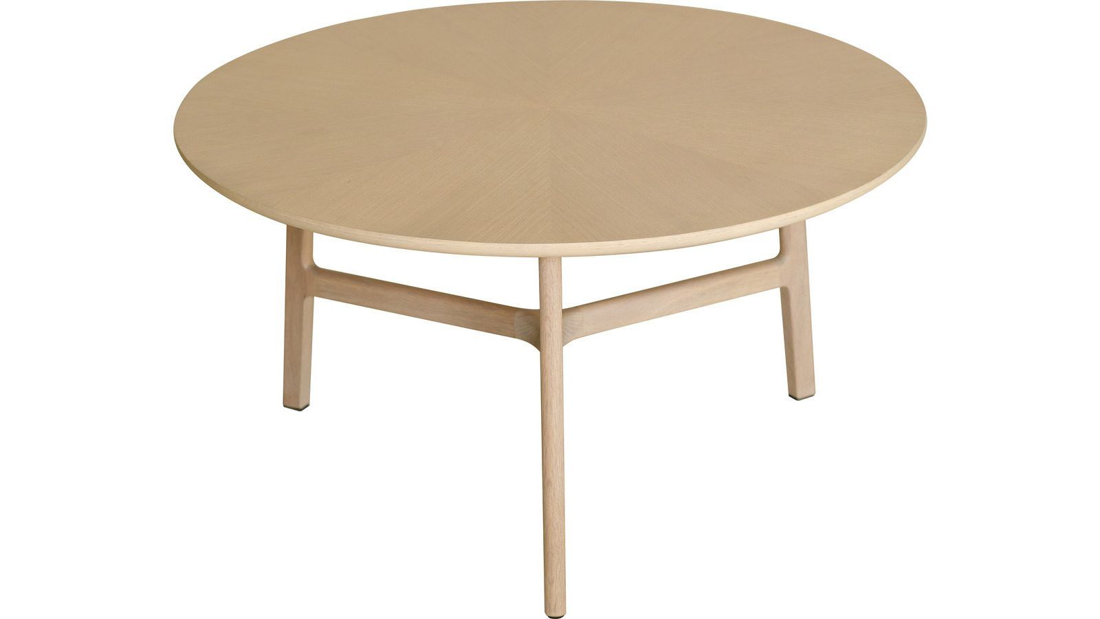 Sofabord Älvros 85 cm - Hvitpigmentert eik