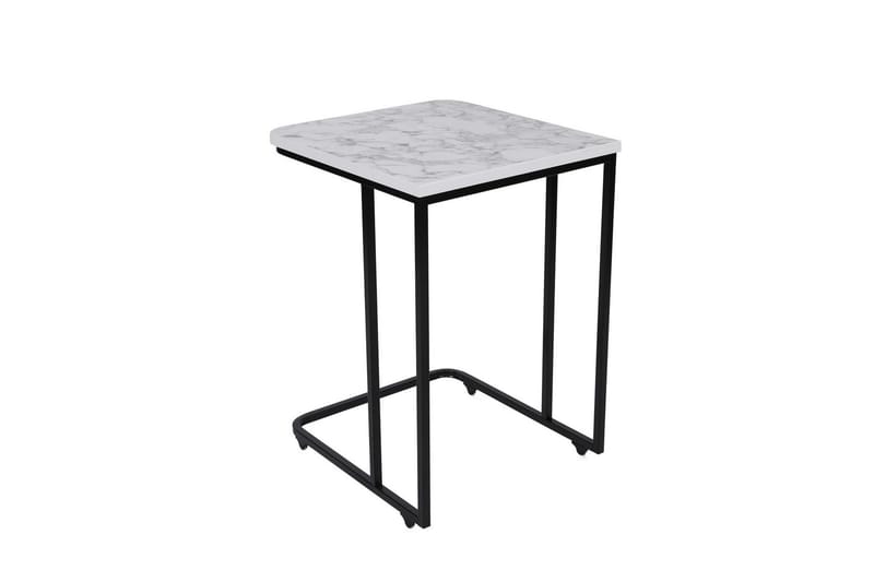 Nagako Sett med Bord Hvit/Svart - Hanah Home - Møbler - Bord - Sofabord