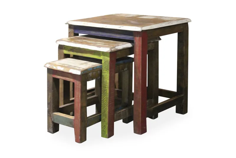 Adaja Settbord 48 cm - Akasie Brun - Møbler - Bord - Sofabord