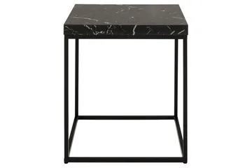 Adisan Sofabord 40x40 cm - Sort - Møbler - Bord - Sofabord
