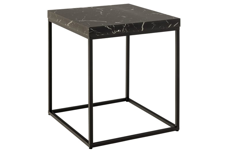 Adisan Sofabord 40x40 cm - Sort - Møbler - Bord - Sofabord