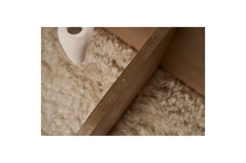 Sofabord Aeris 75 cm med Glassplate - Safireik / Fume - Møbler - Bord - Sofabord