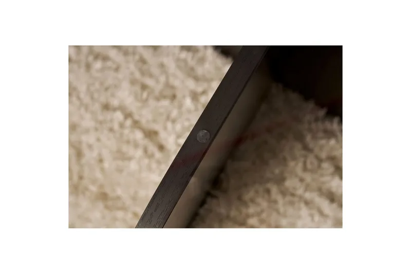 Sofabord Aeris 75 cm med Glassplate - Tre Svart / Røykfarget - Møbler - Bord - Sofabord