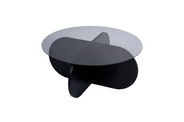 Sofabord Aeris 75 cm med Glassplate