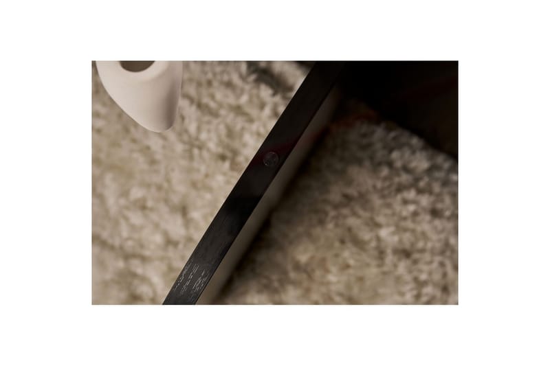 Sofabord Aeris 75 cm med Glassplate - Tre Svart / Transparent - Møbler - Bord - Sofabord