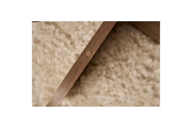 Sofabord Aeris 75 cm med Glassplate - Valnøtt / Transparent - Møbler - Bord - Sofabord