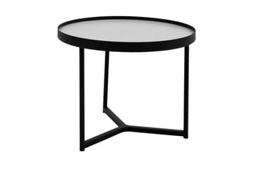 Alcide Sofabord 55 cm Rundt - Betonggrå/Svart - Møbler - Bord - Sofabord