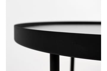 Alcide Sofabord 55 cm Rundt - Betonggrå/Svart - Møbler - Bord - Sofabord