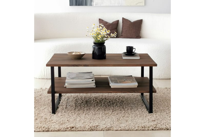 Alexelle Sofabord 85x60x85 cm - Brun - Møbler - Bord - Sofabord