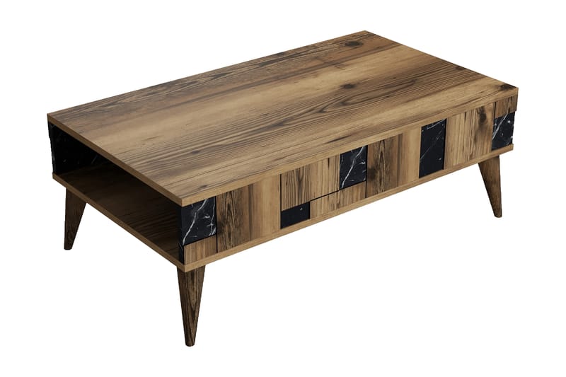 Alsacia Sofabord 105 cm - Mørkebrun/Svart - Møbler - Bord - Sofabord