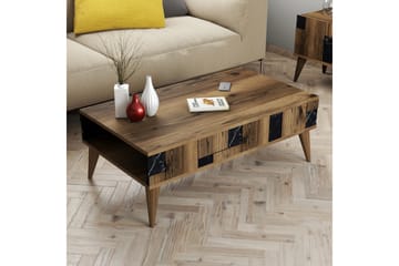Alsacia Sofabord 105 cm - Mørkebrun/Svart - Møbler - Bord - Sofabord