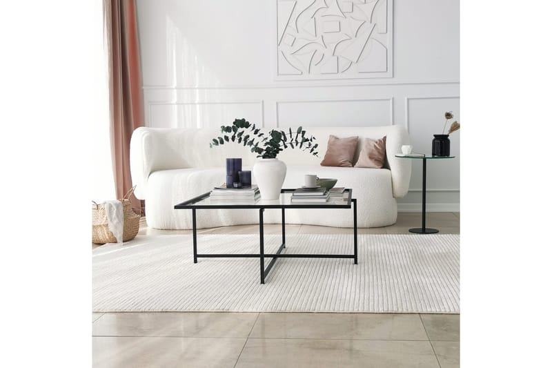 Alskaliden Sofabord 85x35x85 cm - Svart - Møbler - Bord - Sofabord